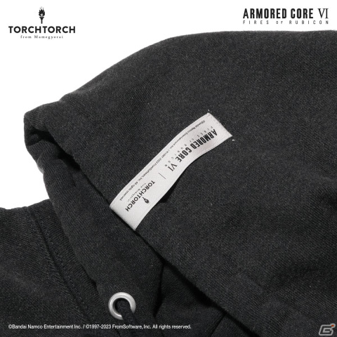 「ARMORED CORE VI FIRES OF RUBICON」とTORCH TORCHのコラボパーカーが登場！ハンドラー・ウォルターの渋みや存在感を表現の画像6