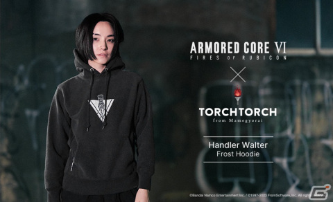 「ARMORED CORE VI FIRES OF RUBICON」とTORCH TORCHのコラボパーカーが登場！ハンドラー・ウォルターの渋みや存在感を表現の画像8