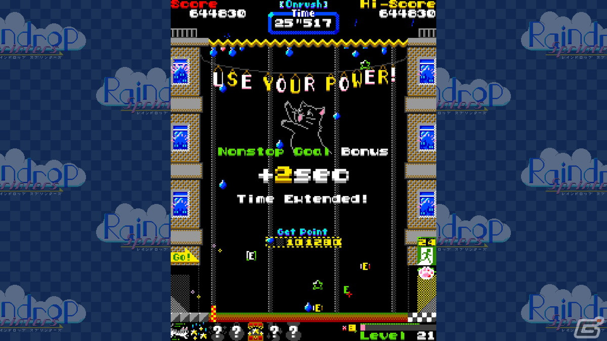 「Raindrop Sprinters」のSteam版が配信！隠し要素を見つけてハイスコアを目指す固定画面のアクションゲームの画像5