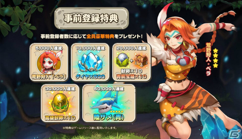 「ネオリシック・バトル～ボクと戦獣の日々～」の事前登録受付が開始！転生したゲームの世界で石器時代ライフを楽しむ放置系アバターRPGの画像2
