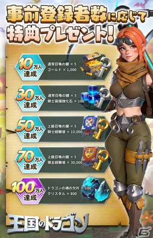 中世ファンタジー風の世界観をベースにした戦略シミュレーションゲーム「王国のドラゴン」の事前登録受付がスタート！の画像8