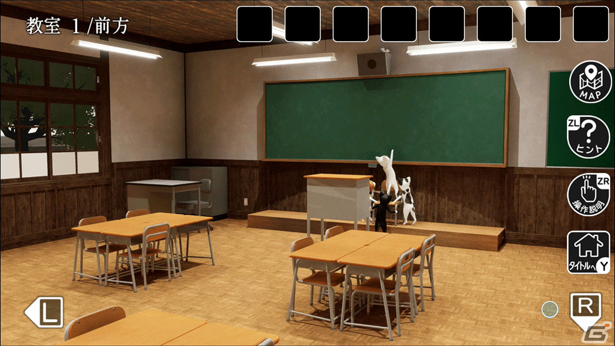 謎解きアドベンチャー「猫様の学び舎からの脱出」が配信開始！猫だらけの廃校から抜け出そうの画像4