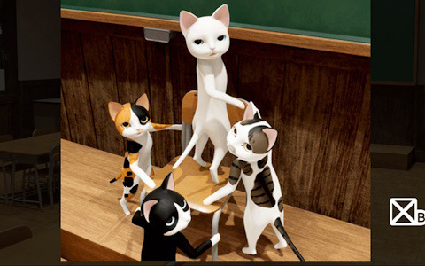 謎解きアドベンチャー「猫様の学び舎からの脱出」が配信開始！猫だらけの廃校から抜け出そう