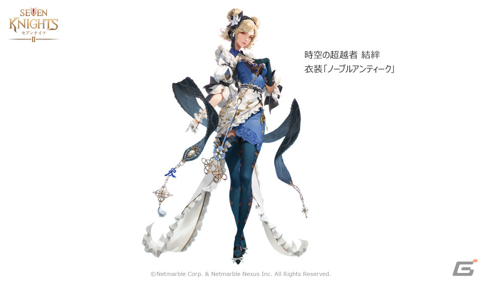 「セブンナイツ2」に伝説+英雄「北海のオオカミ ドレーク」(CV:小野寺悠貴)が参戦!神話英雄「時空の超越者 結絆」の衣装も追加の画像