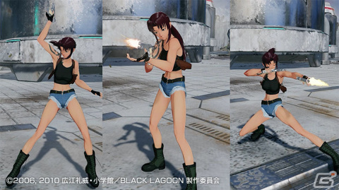 「PSO2 ニュージェネシス」とアニメ「ブラックラグーン」のコラボが開催！レヴィやロベルタたちになりきれるアバターアイテムが登場の画像