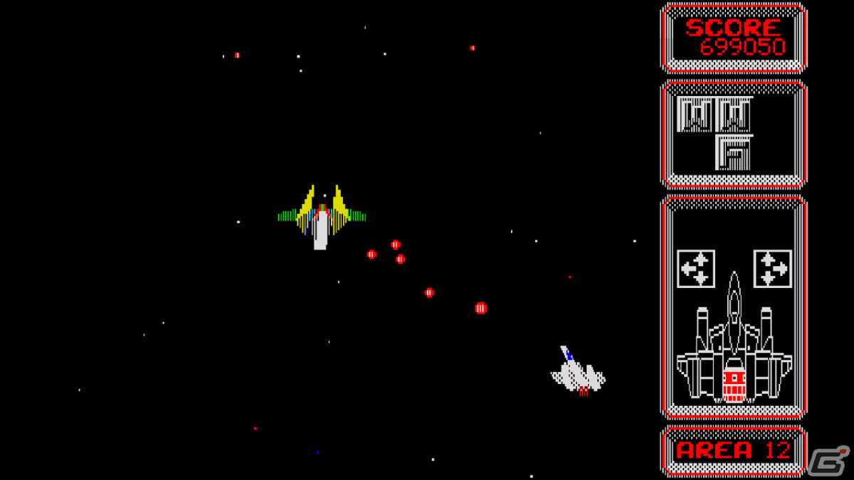 「EGGコンソール シルフィード PC-8801mkIISR」がSwitchで配信！戦闘機シルフィードを駆り反乱軍を鎮圧するSTGの画像5