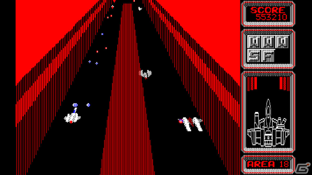 「EGGコンソール シルフィード PC-8801mkIISR」がSwitchで配信！戦闘機シルフィードを駆り反乱軍を鎮圧するSTGの画像6