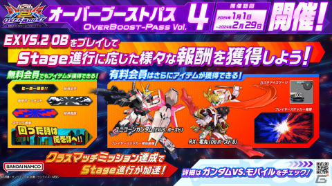 「機動戦士ガンダム EXVS.2 OB」既存6機体の新武装が12月26日に追加！エクバフェス6th 冬休みスペシャルも12月28日より実施の画像13
