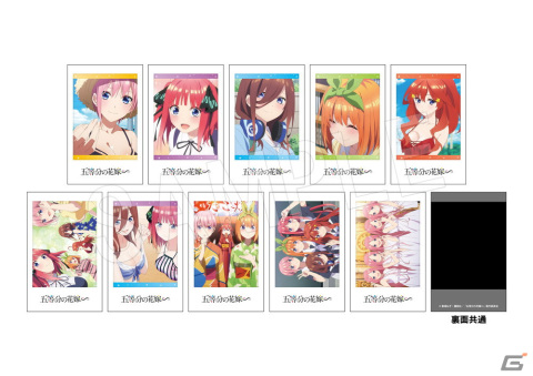 TVスペシャルアニメ「五等分の花嫁∽」のコラボカフェが渋谷で1月12日より開催！ウェイトレス姿の五つ子たちの新作グッズが登場の画像13