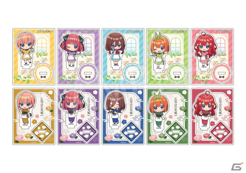 TVスペシャルアニメ「五等分の花嫁∽」のコラボカフェが渋谷で1月12日より開催！ウェイトレス姿の五つ子たちの新作グッズが登場の画像7