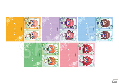 TVスペシャルアニメ「五等分の花嫁∽」のコラボカフェが渋谷で1月12日より開催！ウェイトレス姿の五つ子たちの新作グッズが登場の画像9
