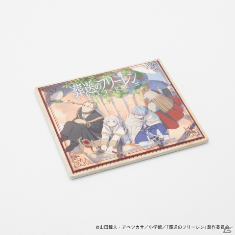 アニメ「葬送のフリーレン」痛印の受注受付が12月26日より開始！コースター、手帳型iPhoneケース、壁掛け時計などのグッズも登場の画像7