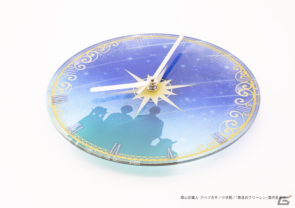 アニメ「葬送のフリーレン」痛印の受注受付が12月26日より開始！コースター、手帳型iPhoneケース、壁掛け時計などのグッズも登場の画像