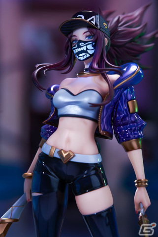 「リーグ・オブ・レジェンド」アカリがバーチャルガールズグループ「K/DA」の姿で1/7スケールフィギュア化!の画像