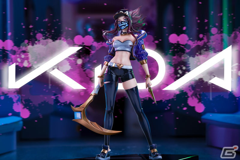 「リーグ・オブ・レジェンド」アカリがバーチャルガールズグループ「K/DA」の姿で1/7スケールフィギュア化!の画像