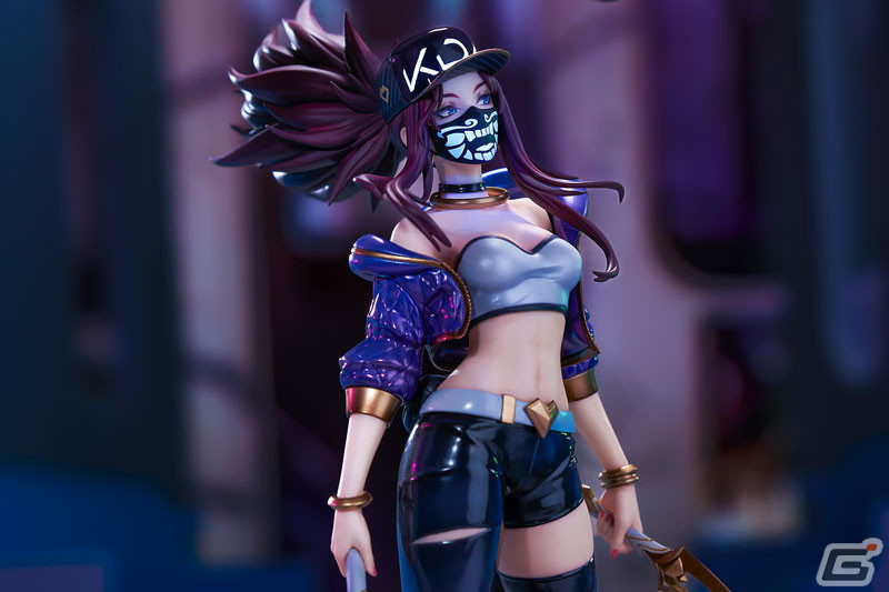 「リーグ・オブ・レジェンド」アカリがバーチャルガールズグループ「K/DA」の姿で1/7スケールフィギュア化!の画像