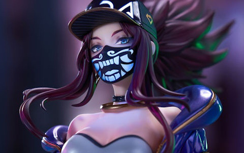 「リーグ・オブ・レジェンド」アカリがバーチャルガールズグループ「K/DA」の姿で1/7スケールフィギュア化！