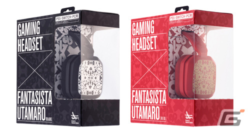アーティスト・Fantasista Utamaro氏がデザインを手掛けたヘッドセットが12月28日に発売!PS5/PS4/Switch/PCなどさまざまな機種で使用可能の画像