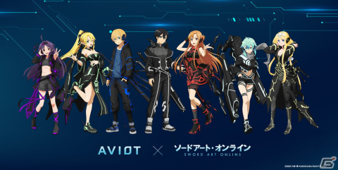 アニメ「ソードアート・オンライン」とAVIOTのコラボイヤホンが登場！黒がベースのHEROモデル、白がベースのHEROINEモデルがラインナップの画像1