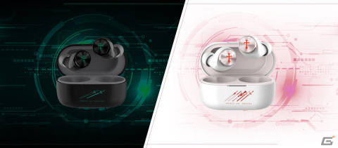 アニメ「ソードアート・オンライン」とAVIOTのコラボイヤホンが登場！黒がベースのHEROモデル、白がベースのHEROINEモデルがラインナップの画像3