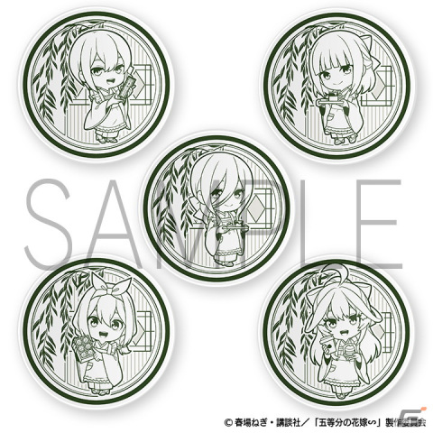 「五等分の花嫁∽」名古屋の老舗和菓子店「青柳総本家」をイメージした描き下ろしイラストのグッズが発売決定！予約受付もスタートの画像6