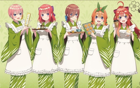 「五等分の花嫁∽」名古屋の老舗和菓子店「青柳総本家」をイメージした描き下ろしイラストのグッズが発売決定！予約受付もスタート