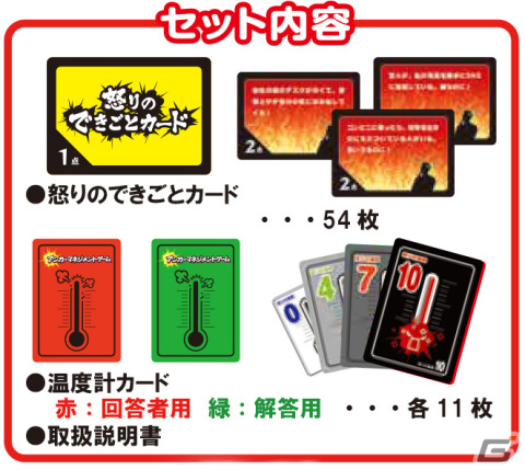 アンガーマネジメント系カードゲーム「怒りのツボ・当て～る！」が発売！さまざまな場面に対する“怒りポイント”を予測しようの画像4