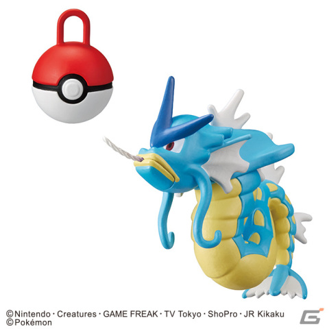 お風呂でギャラドスが釣れる！？マスコット入り入浴剤「びっくらたまご　お風呂でポケモンつりVol.2」が2024年1月22日に発売の画像