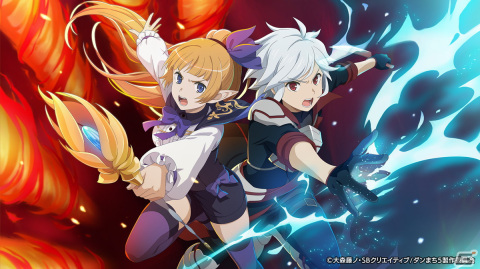 「ダンまち バトル・クロニクル」でイベント「剣姫の背中を追いかけて――」が開催！黒衣の戦闘衣を着たベル、魔導士衣装のレフィーヤが登場の画像