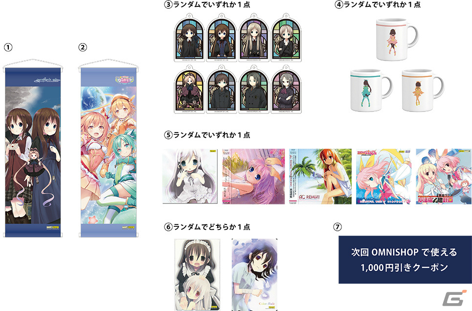 新作グッズ＋既存グッズ 5,000円以上＋オムニショップクーポン