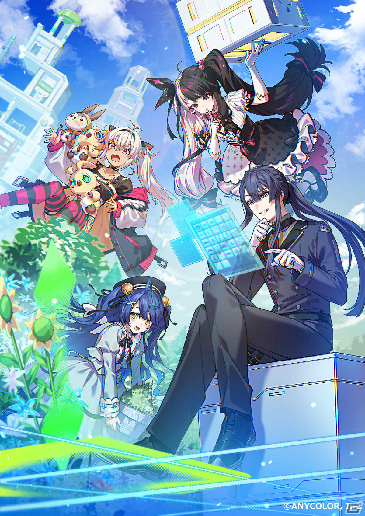 「PSO2 ニュージェネシス」にじさんじとのコラボ第2弾が2024年2月に実施！天宮こころさん、長尾景さんら4名が登場の画像