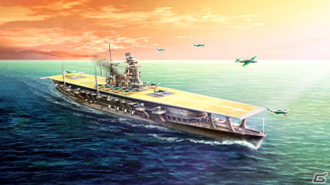 空母「長門（空母改装）」イメージイラスト