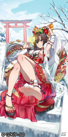 「ストライク・ザ・ブラッド デイブレイク」巫女衣装の煌坂紗矢華が12月29日に実装！新年祈願ログインボーナスやパズルイベントも開催の画像2