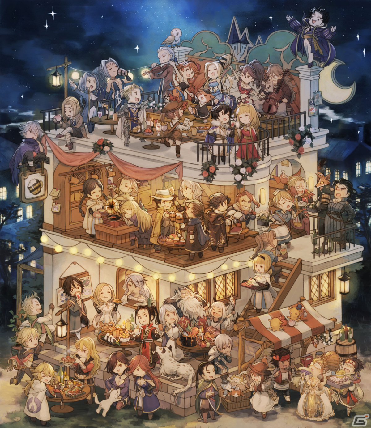 「OCTOPATH TRAVELER 大陸の覇者」剣士ヒカリ（CV：松田洋治）と薬師キャスティ（CV：根谷美智子）が1月1日0時より登場！の画像