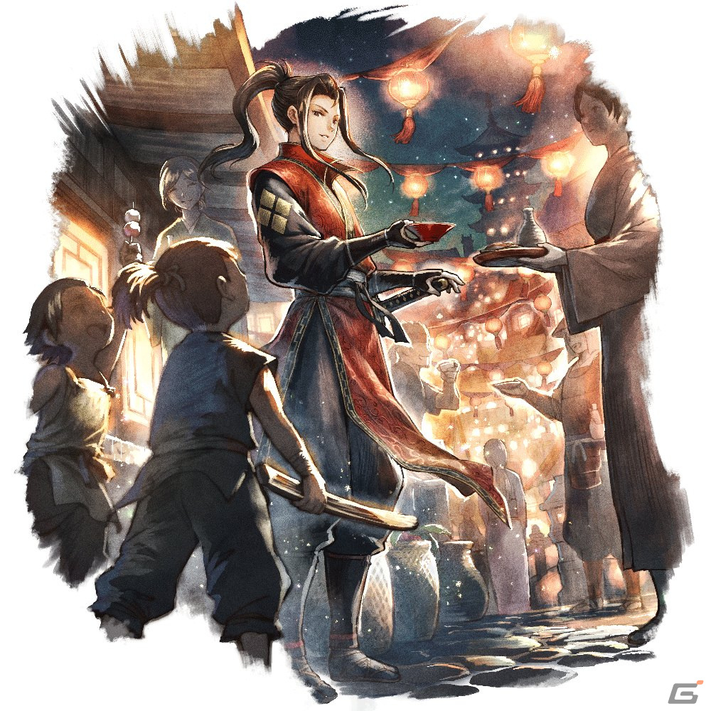 「OCTOPATH TRAVELER 大陸の覇者」剣士ヒカリ（CV：松田洋治）と薬師キャスティ（CV：根谷美智子）が1月1日0時より登場！の画像
