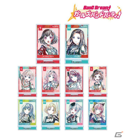 「ガルパ」トレーディング Ani-Art 第5弾 アクリルスタンドや各バンドのイラストが描き起こされたモバイルバッテリーなど7商品が登場！の画像3