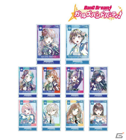 「ガルパ」トレーディング Ani-Art 第5弾 アクリルスタンドや各バンドのイラストが描き起こされたモバイルバッテリーなど7商品が登場！の画像7