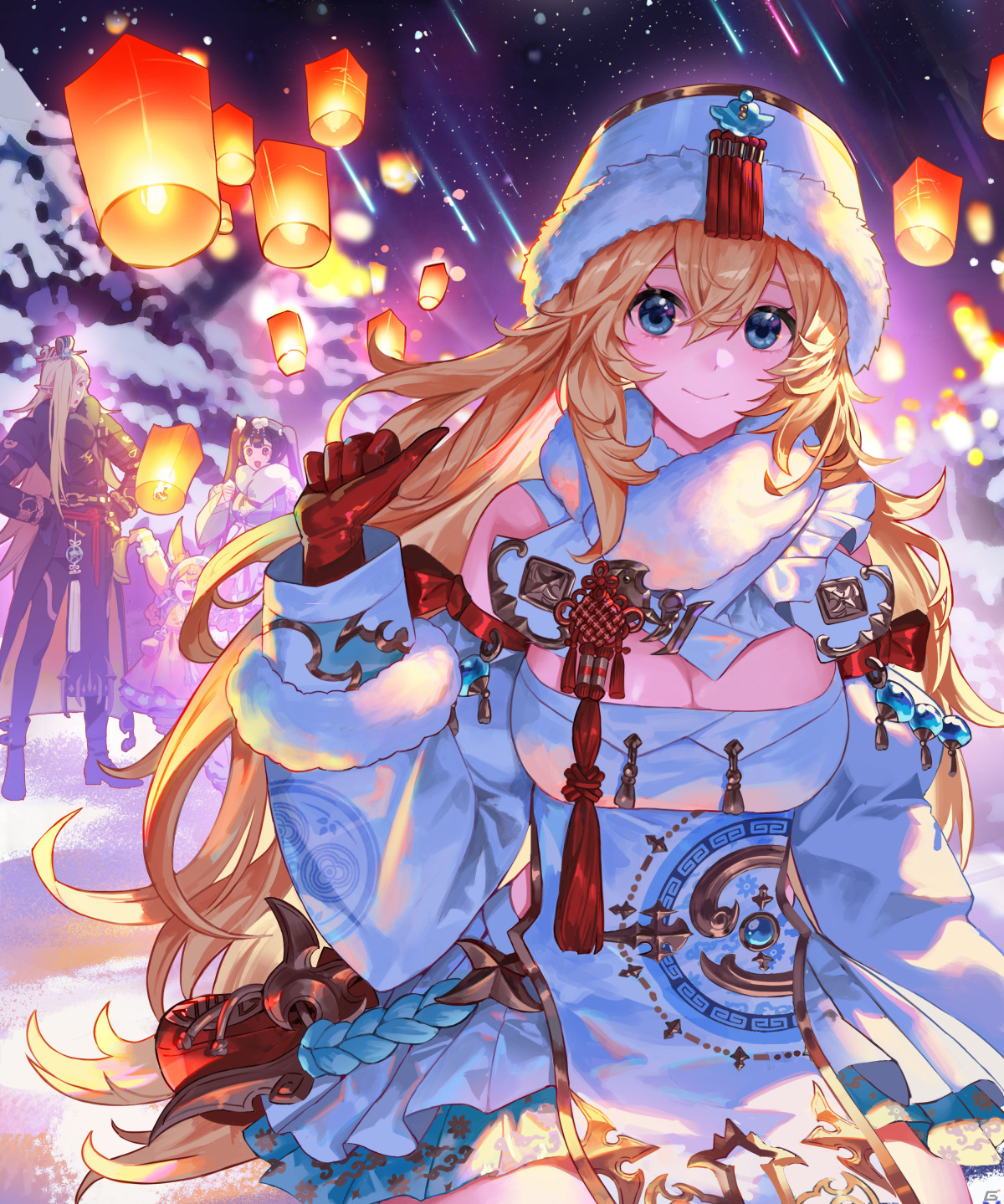 「グランサガ」新年記念イベントが開幕!2024新年アーティファクト「真夜中に浮かべる願い」&「満月に照らされる願い」が登場の画像
