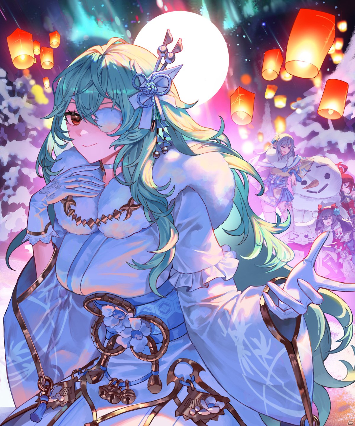 「グランサガ」新年記念イベントが開幕!2024新年アーティファクト「真夜中に浮かべる願い」&「満月に照らされる願い」が登場の画像