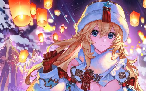 「グランサガ」新年記念イベントが開幕！2024新年アーティファクト「真夜中に浮かべる願い」＆「満月に照らされる願い」が登場