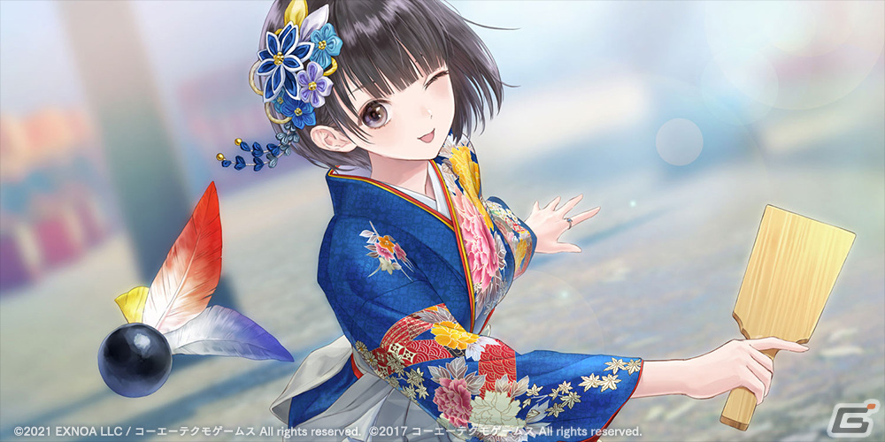 「ブルリフ燦」で正月イベント「新春！みこみこ潜入捜査」が開催！晴れ着姿の日菜子と巫女服のアレシアが登場の画像