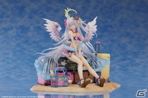 「ブルアカ」可憐な水着姿のアズサをフィギュア化！顔パーツの差し替えでジト目も再現可能の画像11