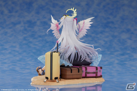 「ブルアカ」可憐な水着姿のアズサをフィギュア化！顔パーツの差し替えでジト目も再現可能の画像6