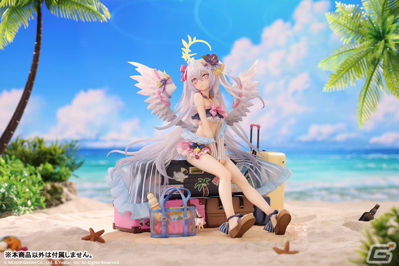 ブルアカ」可憐な水着姿のアズサをフィギュア化！顔パーツの差し替えで