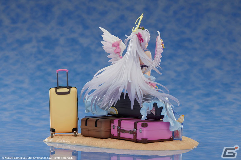 ブルアカ」可憐な水着姿のアズサをフィギュア化！顔パーツの差し替えで