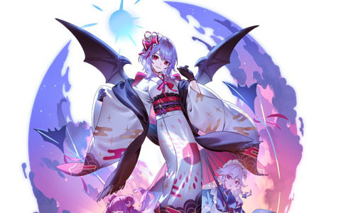 「東方幻想エクリプス」振袖衣装のレミリア・スカーレット（CV：竹達彩奈）が登場！年末年始イベント「新春飛翔 騒乱の正月パーティー」開催