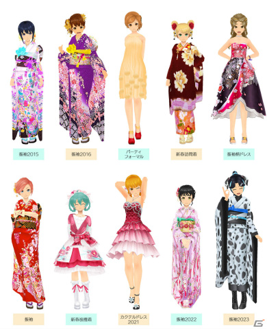 「スクスト2」女の子38人分の新春限定コスチューム「カクテルドレス 2024」が登場！1,000ステラコインなどのアイテムが入ったプレゼントもの画像9