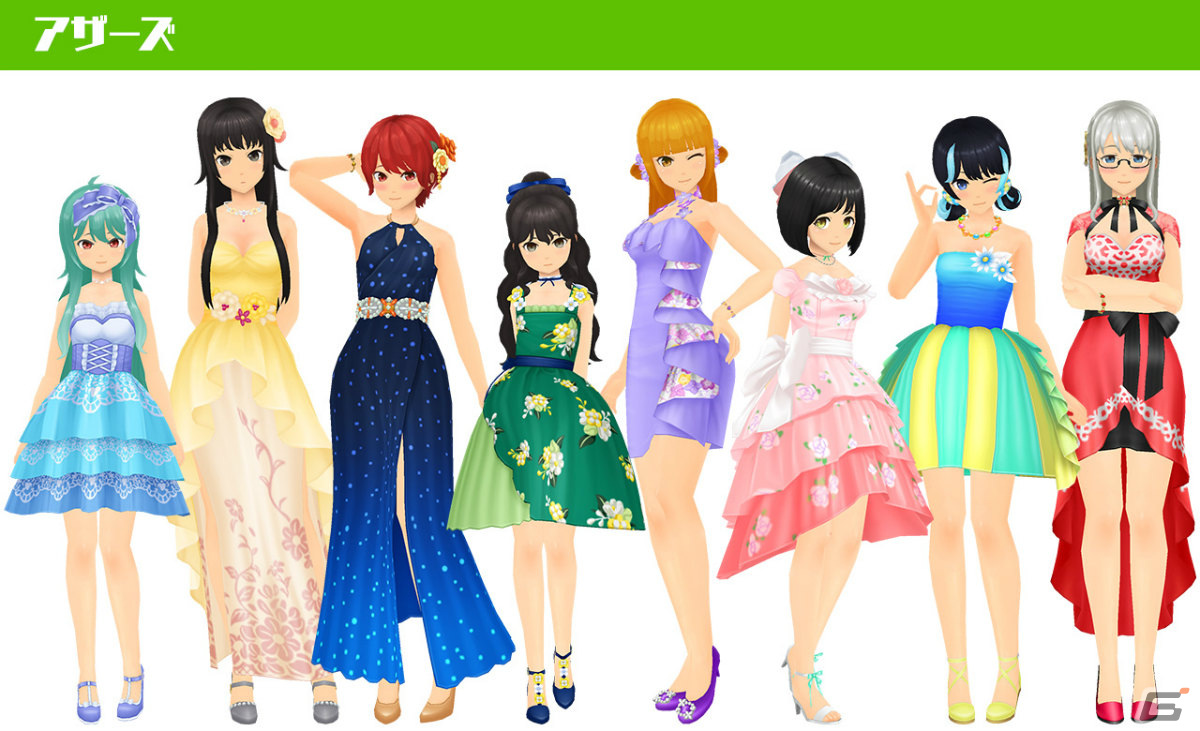 「スクスト2」女の子38人分の新春限定コスチューム「カクテルドレス 2024」が登場!1,000ステラコインなどのアイテムが入ったプレゼントもの画像