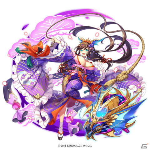「神姫PROJECT」正月衣装をまとった龍王、ネフティス、フレイが登場！毎日最高100連のルーレットガチャも実施の画像2