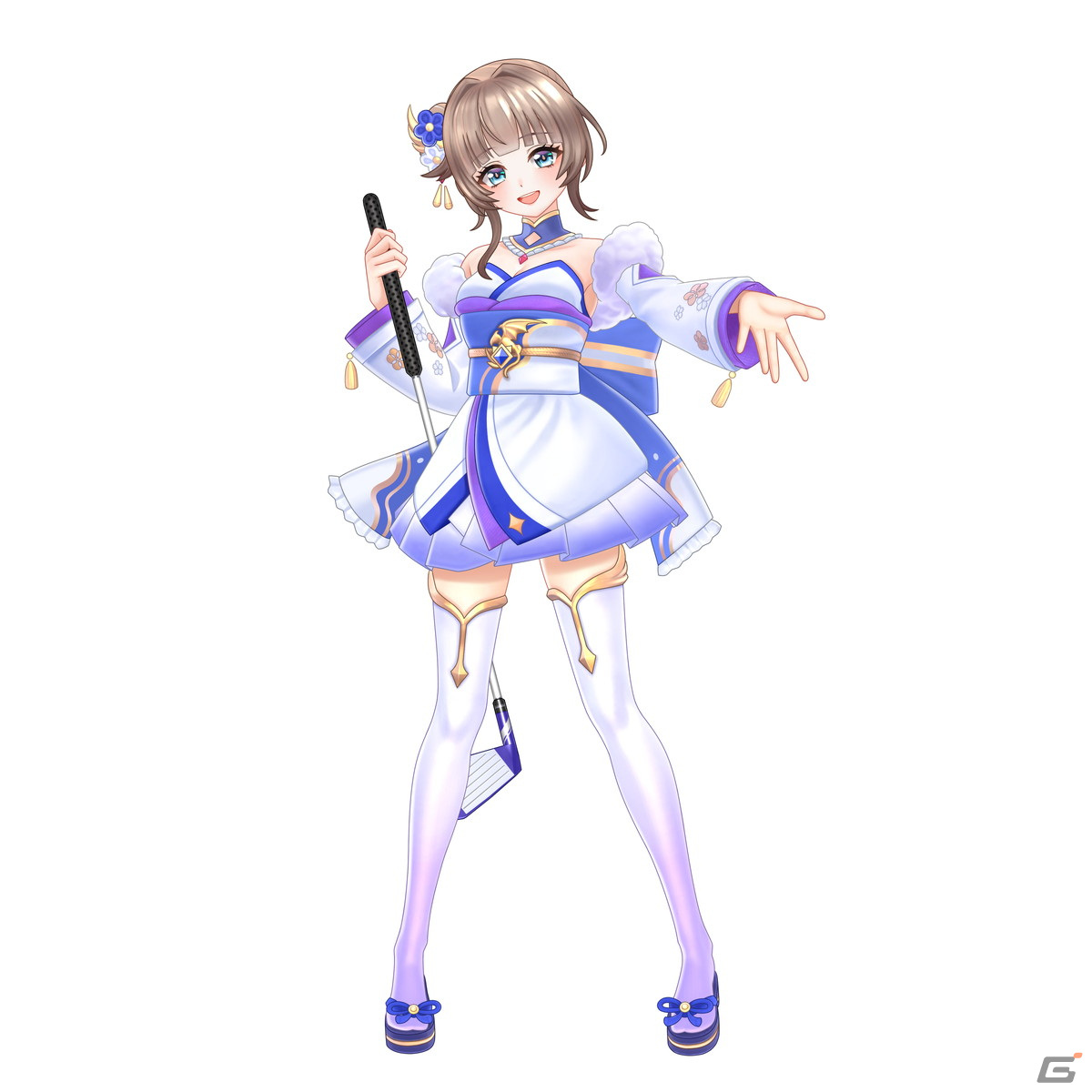 「白猫GOLF」2024年最初の新ゴルファーは「エクセリア（CV：丹下桜）」！サイン色紙が当たるキャンペーンもの画像